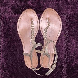 Gold/tan sandals